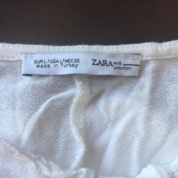 Zara white lace Boho style blouse - Picture 8 of 8